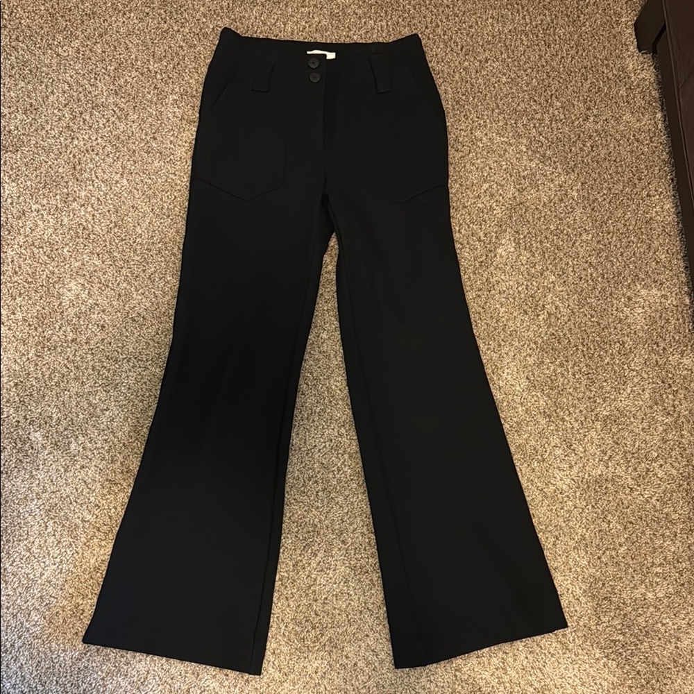 Anthropologie Maeve Full Length Black Pants